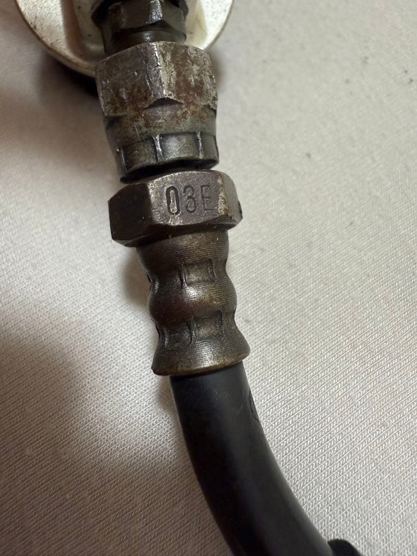 CBX400F フロントフォーク フォークトップ ホース エアーホース 純正