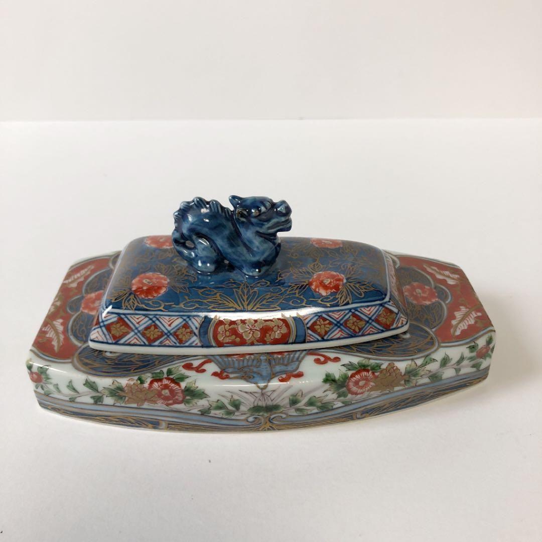 美品！源右衛門 6代 蓋付き 硯 水滴 セット