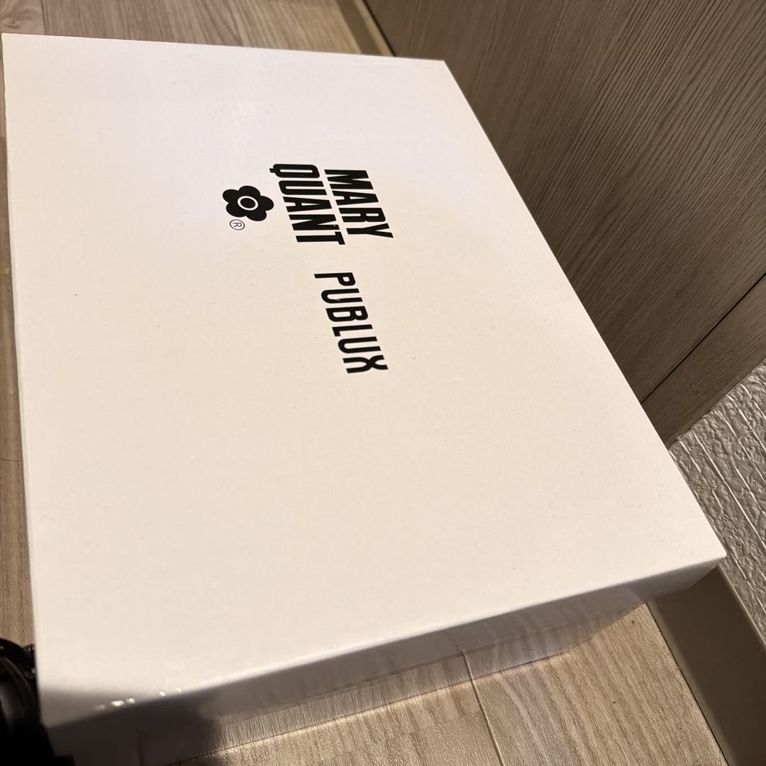 MARY QUANT× PUBLUX ブラック クロスコードスニーカー