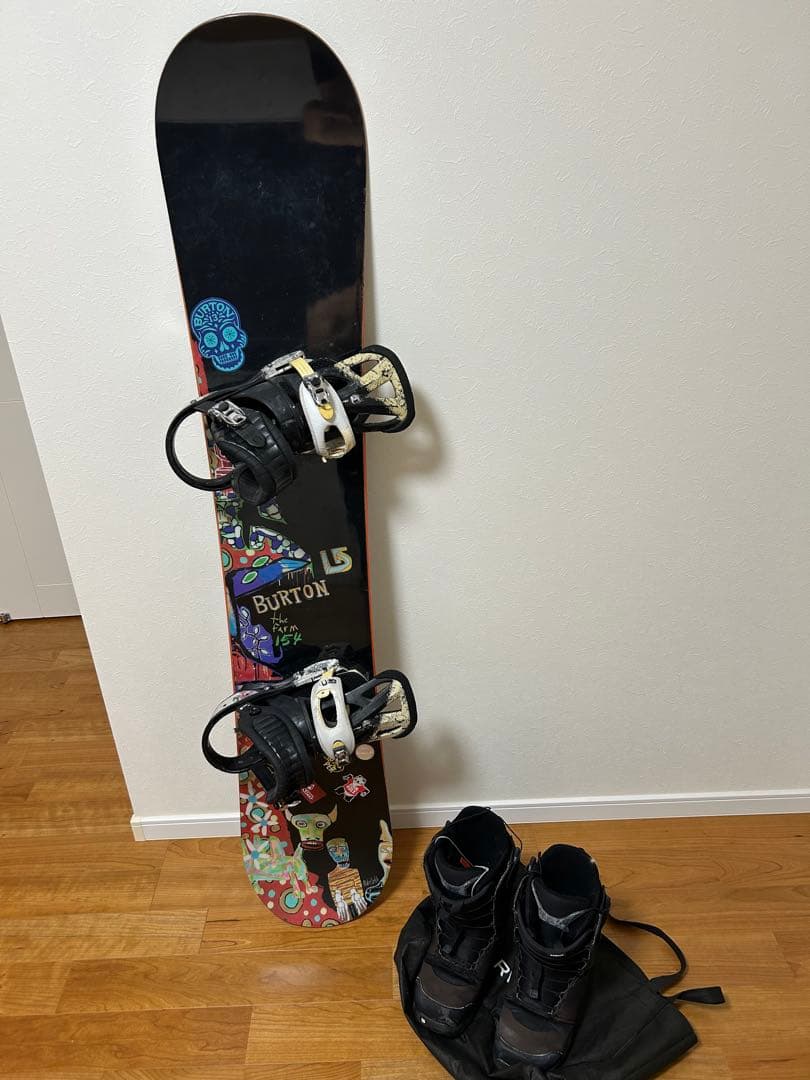 桜BURTON スノーボード ボード　ビンディング ブーツ 3点セット