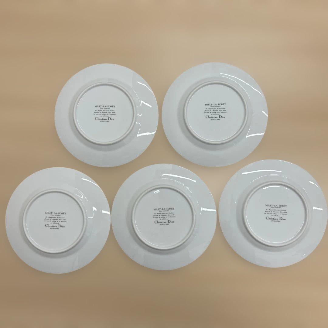 【未使用品】Christian Dior ミリラフォーレ ケーキ皿 5枚セット