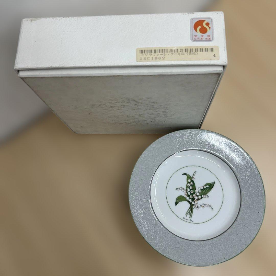 【未使用品】Christian Dior ミリラフォーレ ケーキ皿 5枚セット