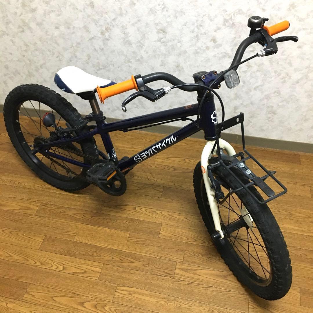 お値下げ中 ネイビー ヨツバサイクル 18インチ