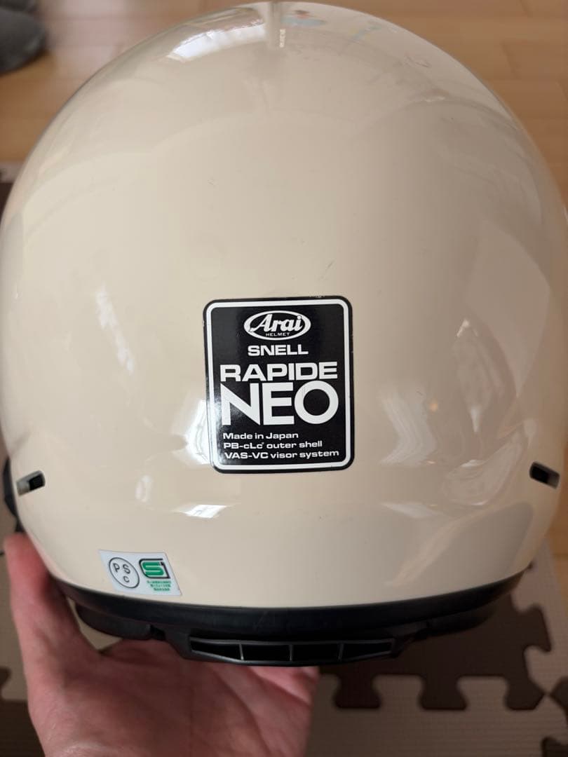 Arai ラパイドネオ フルフェイスヘルメット 限定カラー モダンアイボリー