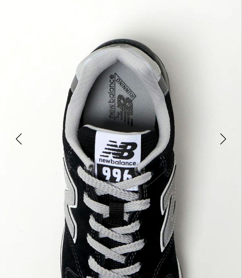 新品未使用　new balanceニューバランス　966 　ブラック　24センチ