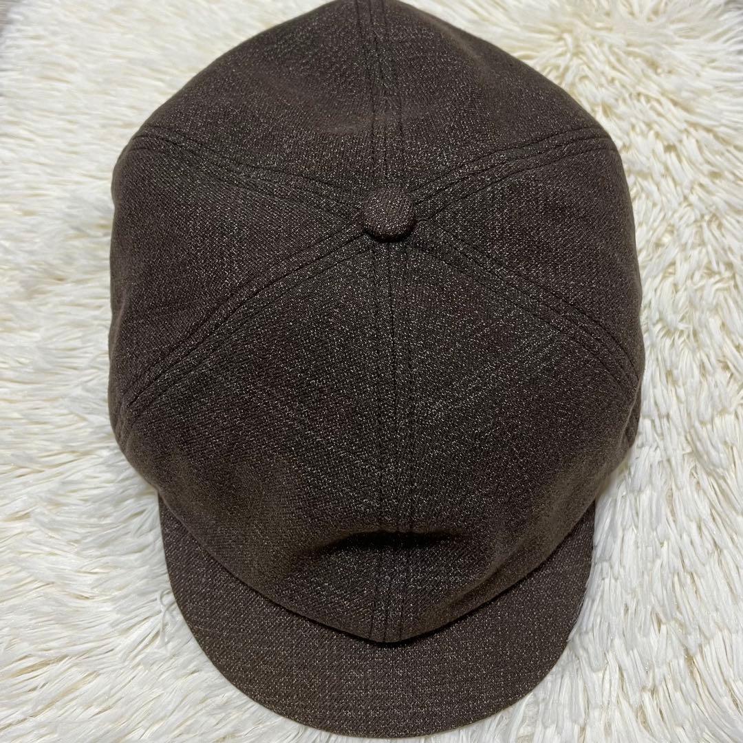 ダブルアールエル RRL キャスケット ハンチング ブラウン L