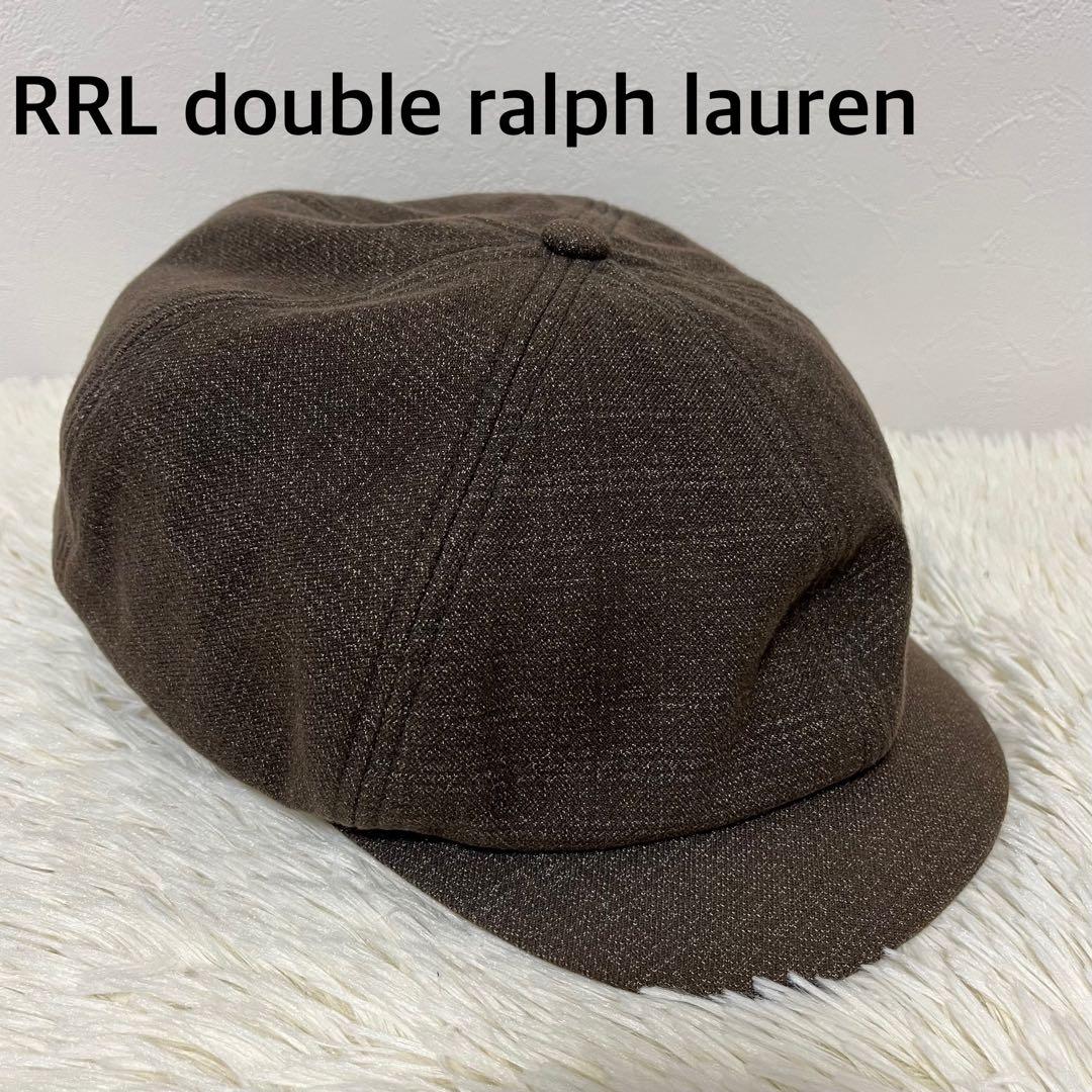 ダブルアールエル RRL キャスケット ハンチング ブラウン L