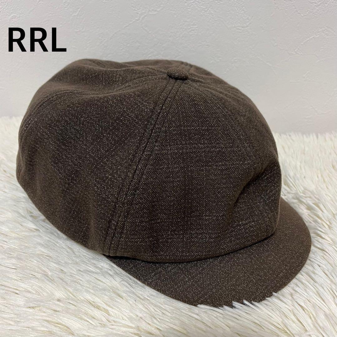 ダブルアールエル RRL キャスケット ハンチング ブラウン L