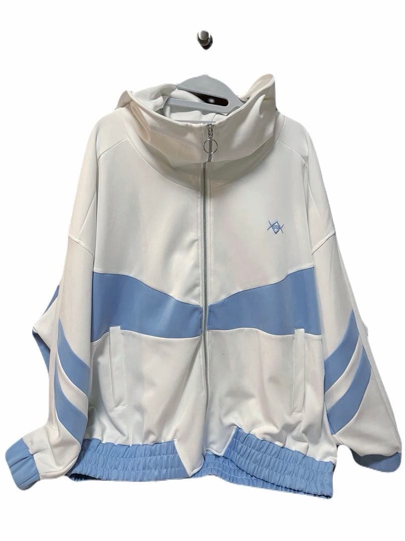 レフレム　zipアップパーカー　ラインストーン　ギャル