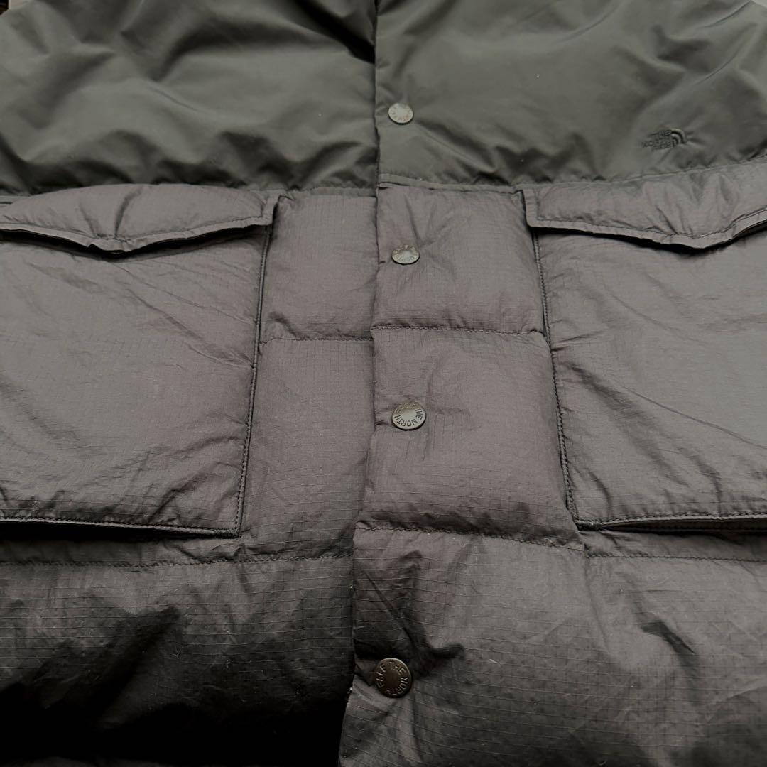 ノースフェイス　パープルレーベル　ダウンマフラー　ダウンケープ