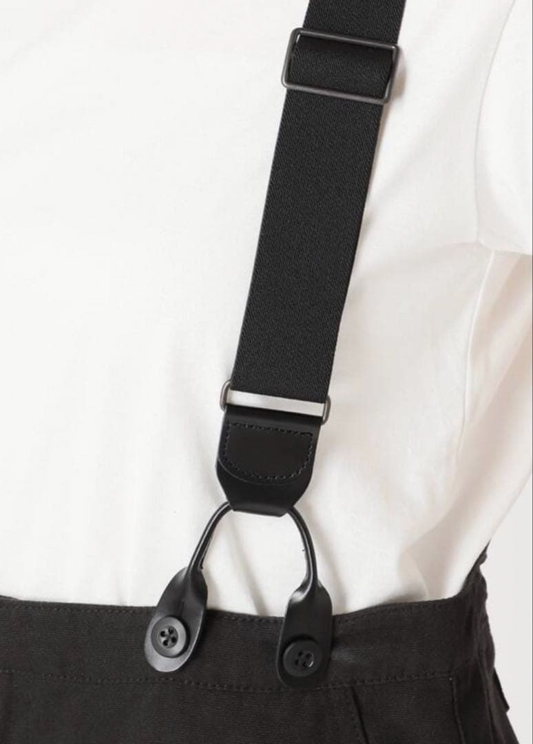 spick&span サスペンダー付ワーカーパンツ