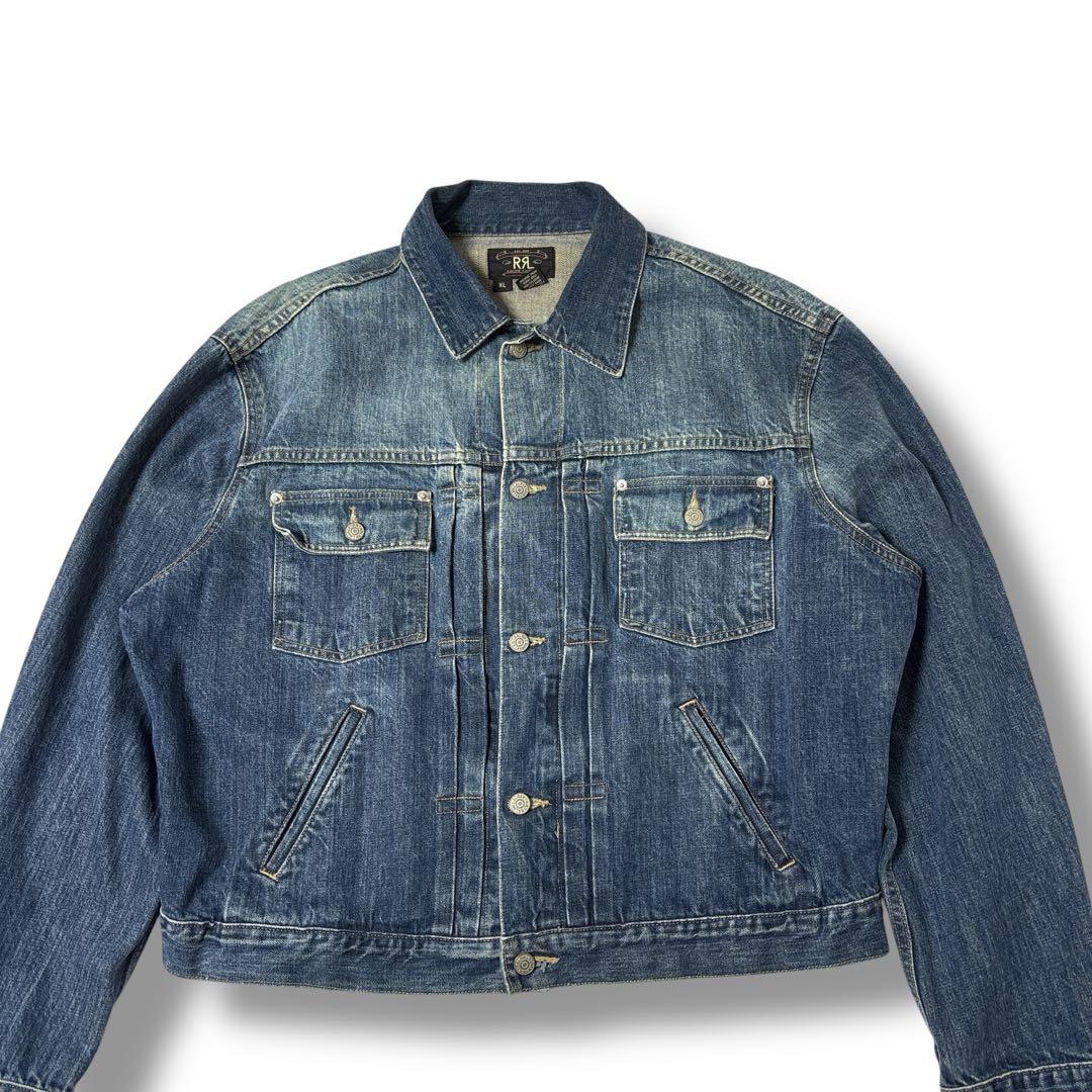 90s rrl ダブルアールエル　2ndモデル デニムジャケット　tバック　XL