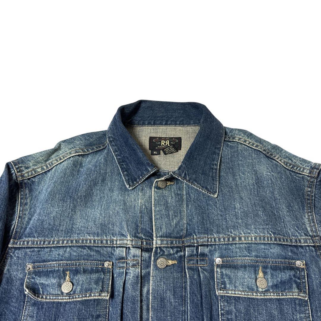 90s rrl ダブルアールエル　2ndモデル デニムジャケット　tバック　XL