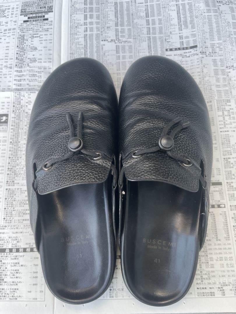 BUSCEMI☆ブシェミ☆サンダル☆クロッグ☆レザーシューズ☆メンズ☆サイズ41