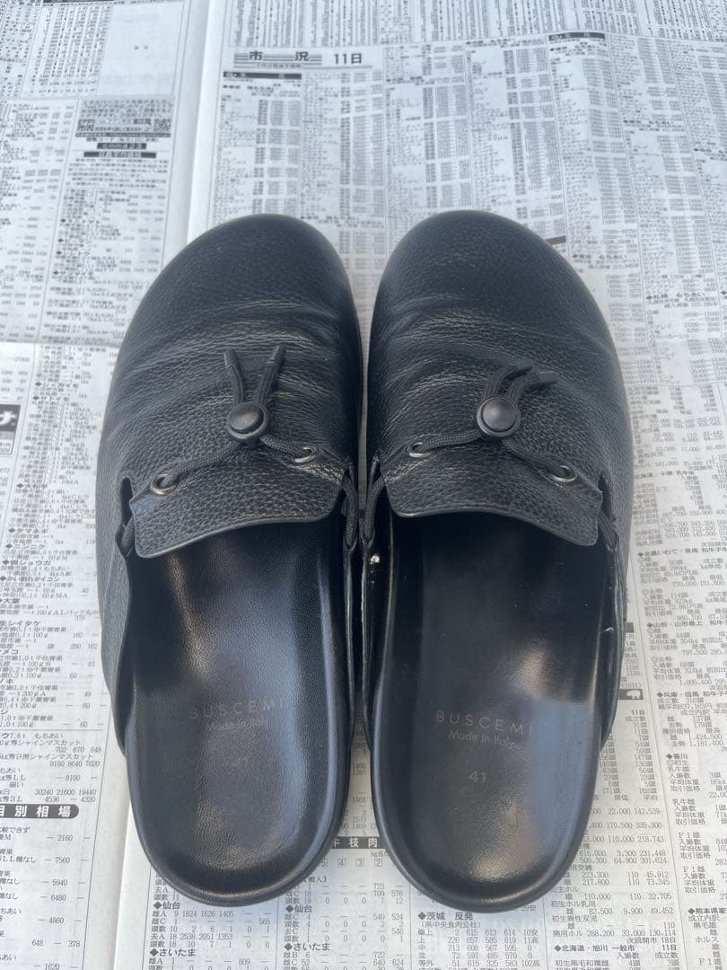 BUSCEMI☆ブシェミ☆サンダル☆クロッグ☆レザーシューズ☆メンズ☆サイズ41
