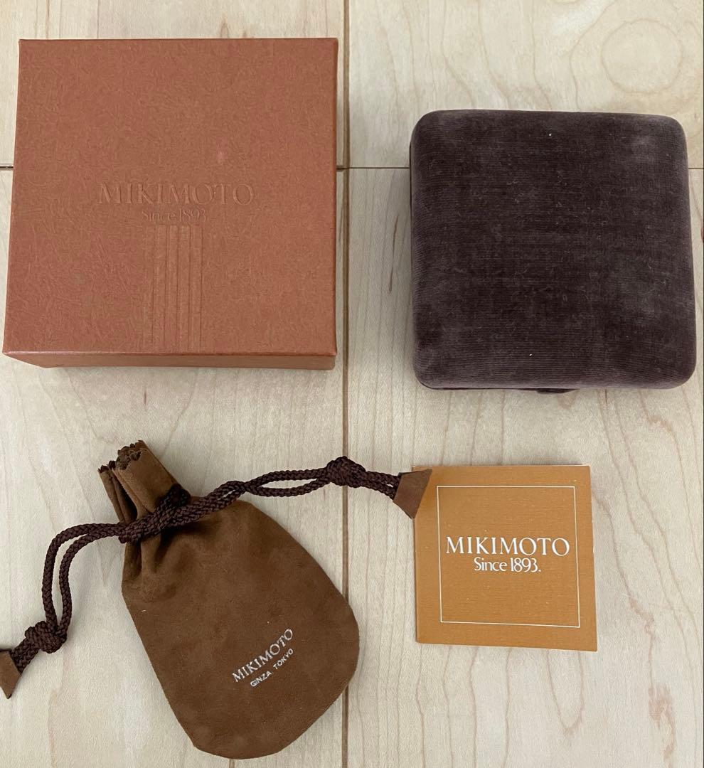 再出品【美品】ミキモト パールネックレス K18イエローゴールド