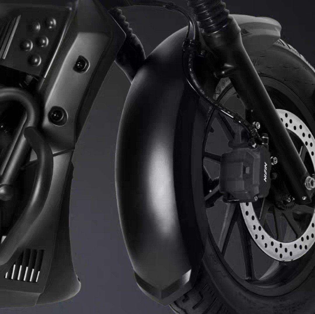 レブル 250 500 フロントフェンダー マッドガード フェアリング ブラック