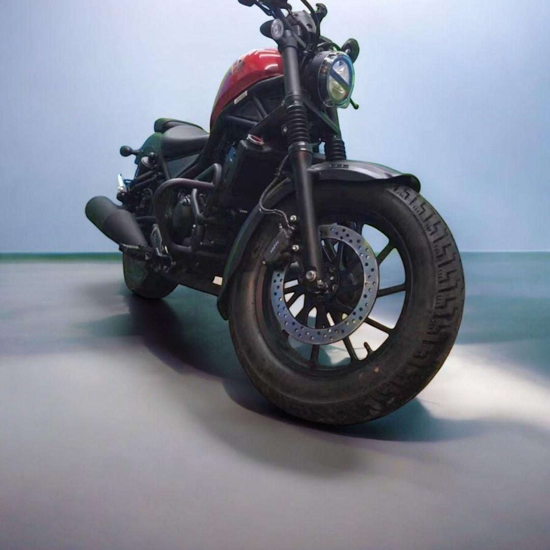 レブル 250 500 フロントフェンダー マッドガード フェアリング ブラック