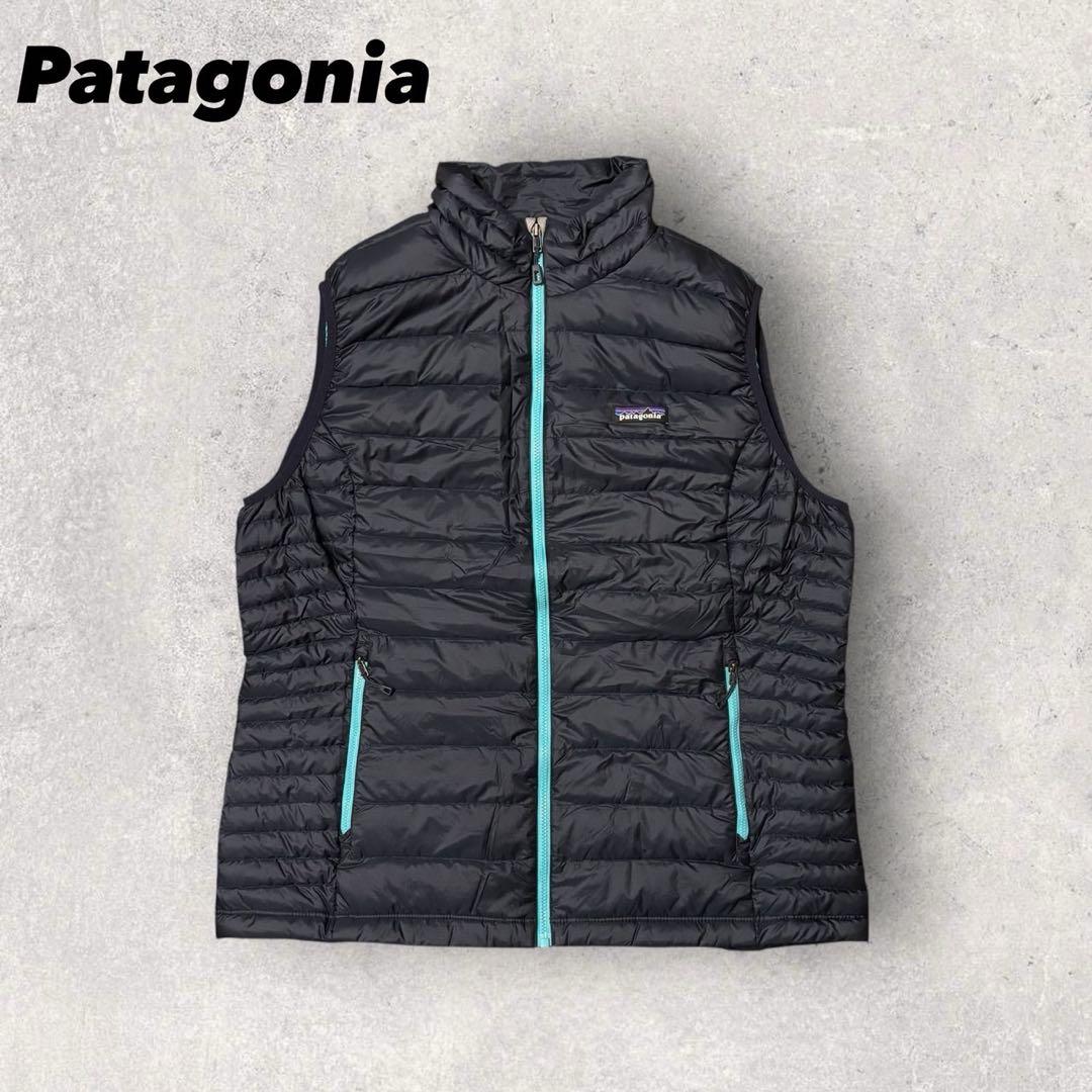 【パタゴニア】ダウンセーターベスト　ダウンベスト　XL ネイビー　17年製