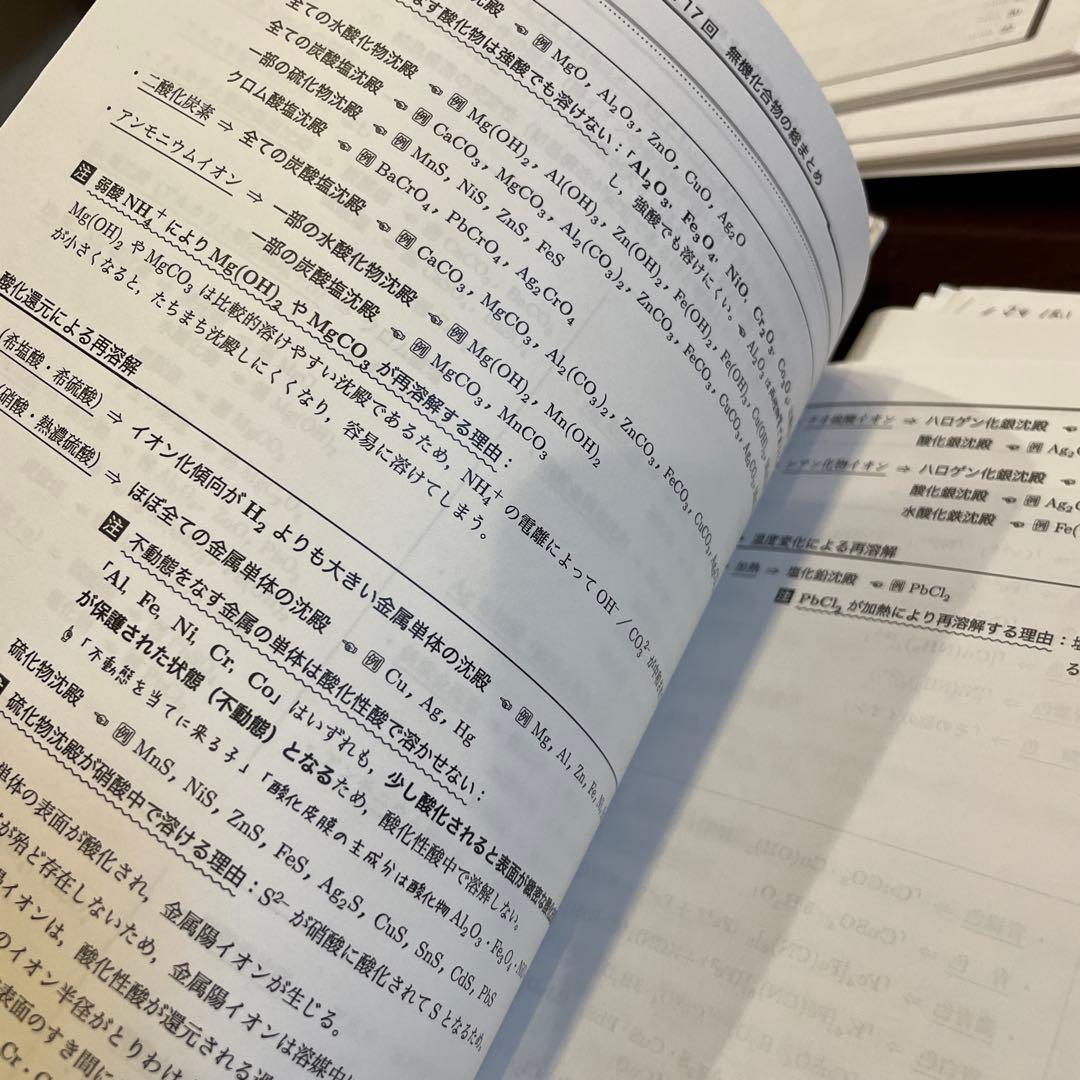 鉄緑会 高３ 化学 授業冊子 全25回