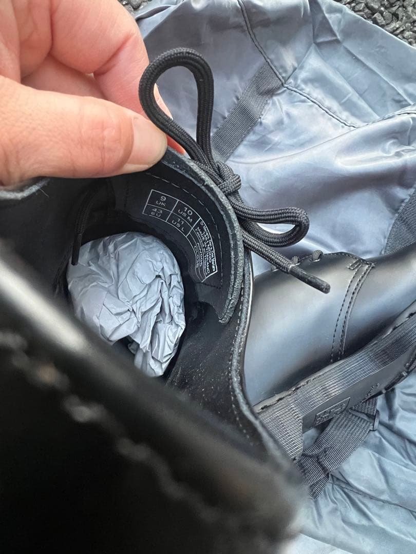 新品未使用 Dr.Martens ブラック レースアップシューズ