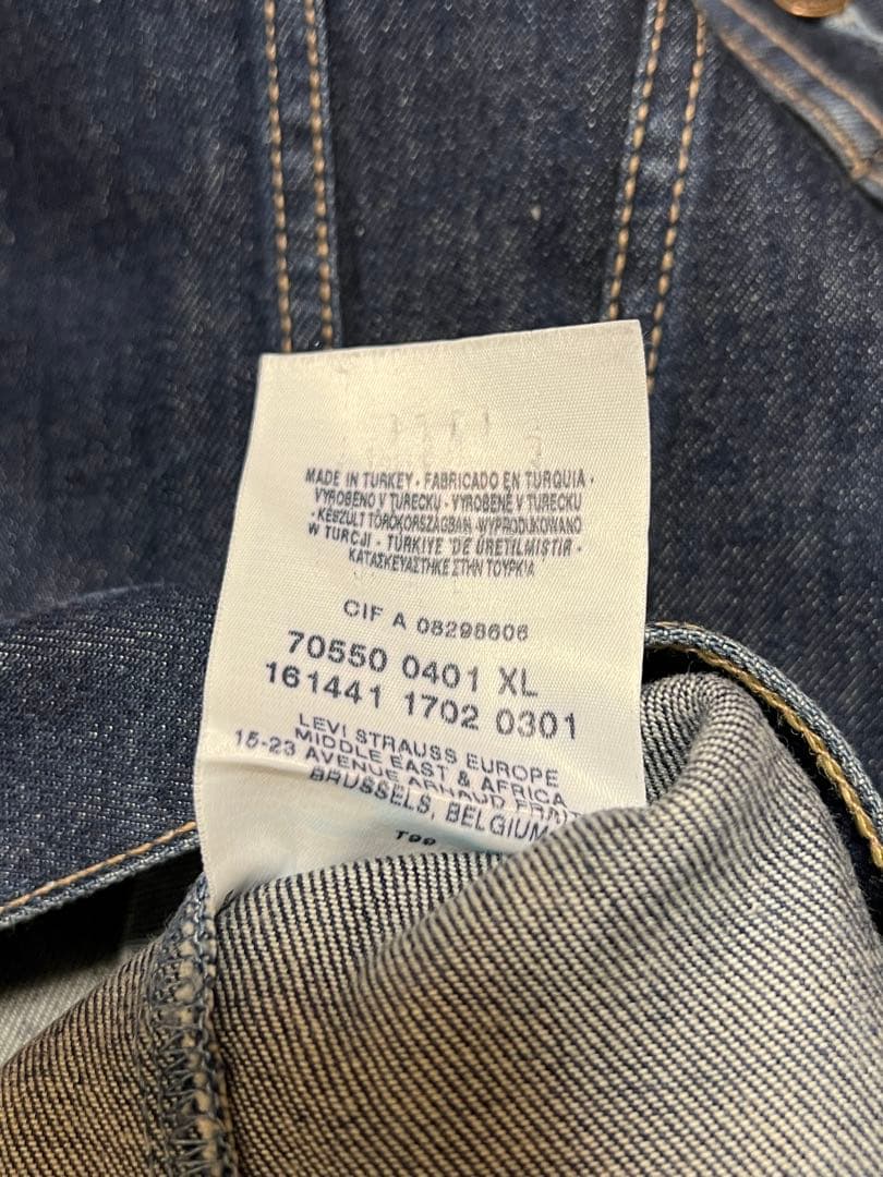 ユーロリーバイス Levi's 70550 XL 濃紺