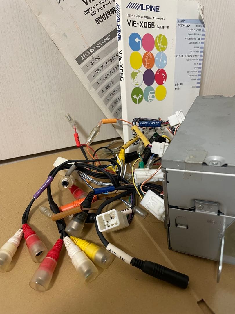 ALPINE VIE-X066 カーナビ 本体　8インチワイド