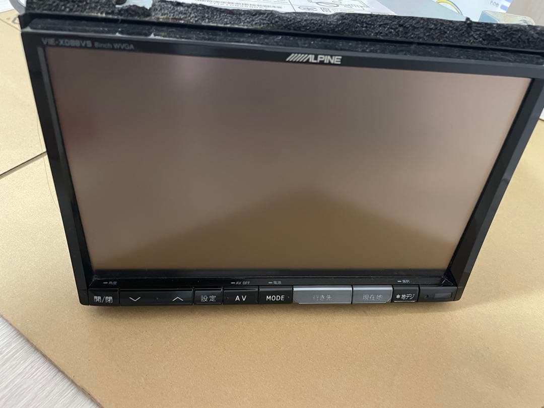 ALPINE VIE-X066 カーナビ 本体　8インチワイド
