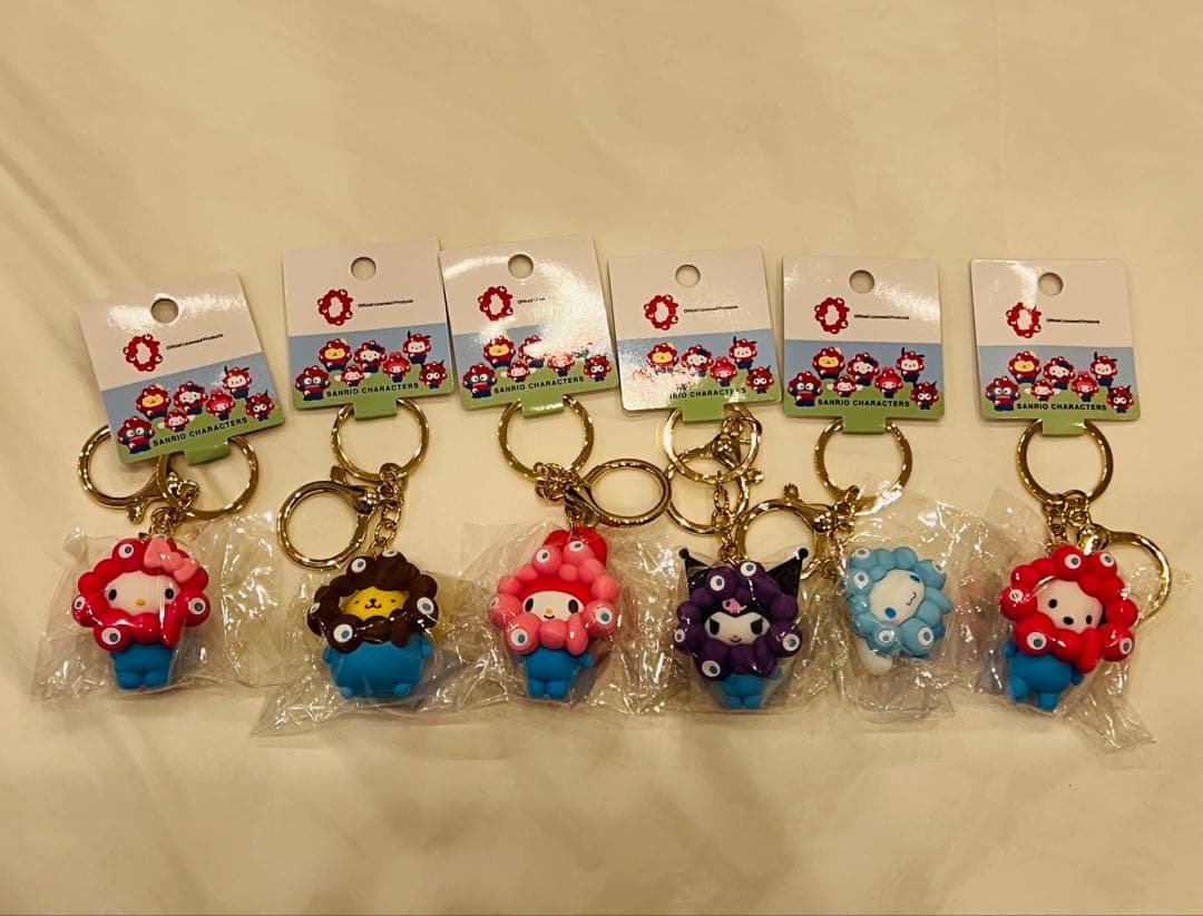 EXPO2025サンリオミャクミャクパステルカラーキーホルダー