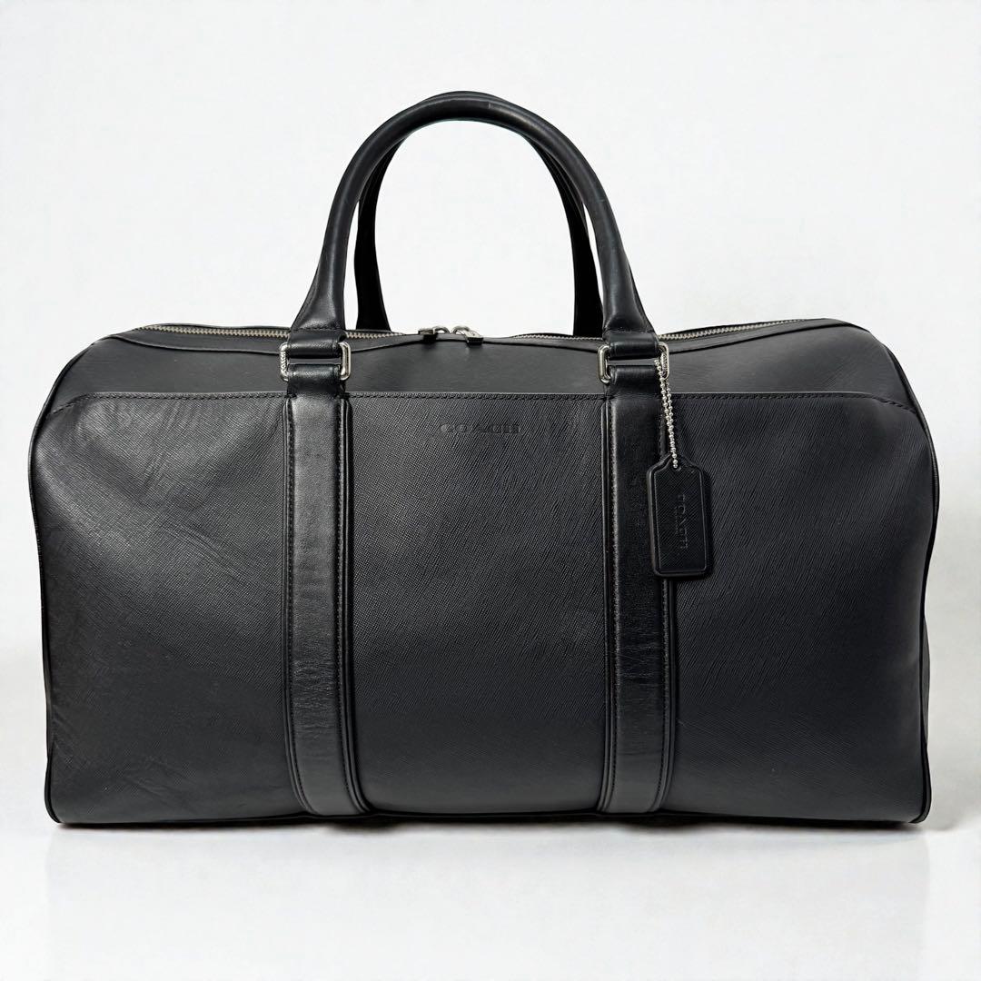 COACH レキシントン 2WAY レザー ボストンバッグ 黒 ブラック コーチ