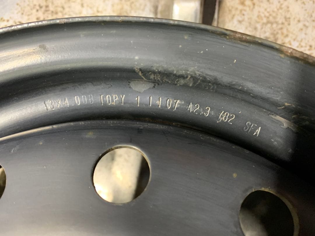 ホンダ純正　HONDA バモス　ホビオ　ライフ　13×4J 曲がり無し