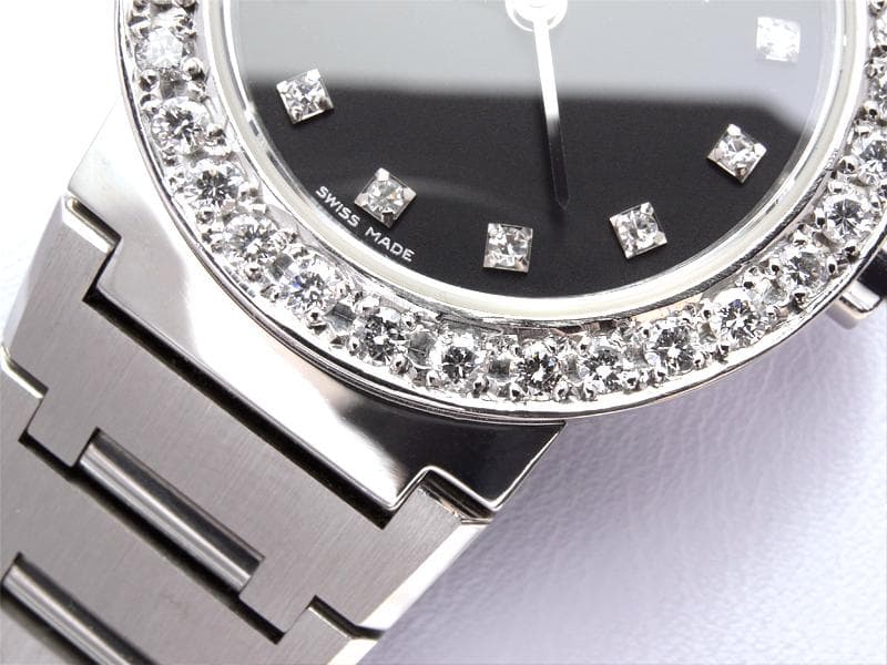 ブルガリ★BVLGARI　12P+ダイヤベゼル★ダイヤ鑑定書つき　ウォッチ