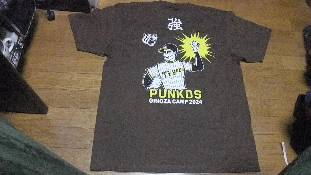 punkdrunkers XXL 阪神タイガース 未使用 Tシャツ 茶 虎 半袖