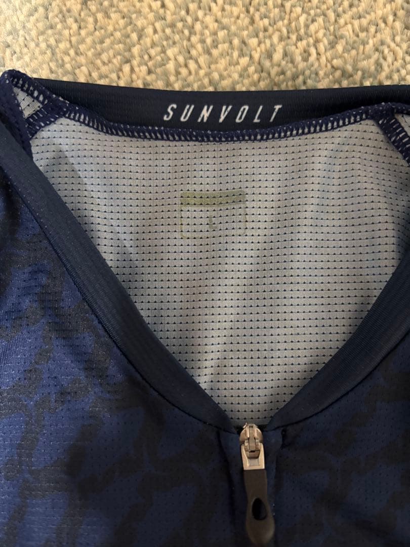 SUNVOLT サイクルジャージ ネイビー/ホワイト