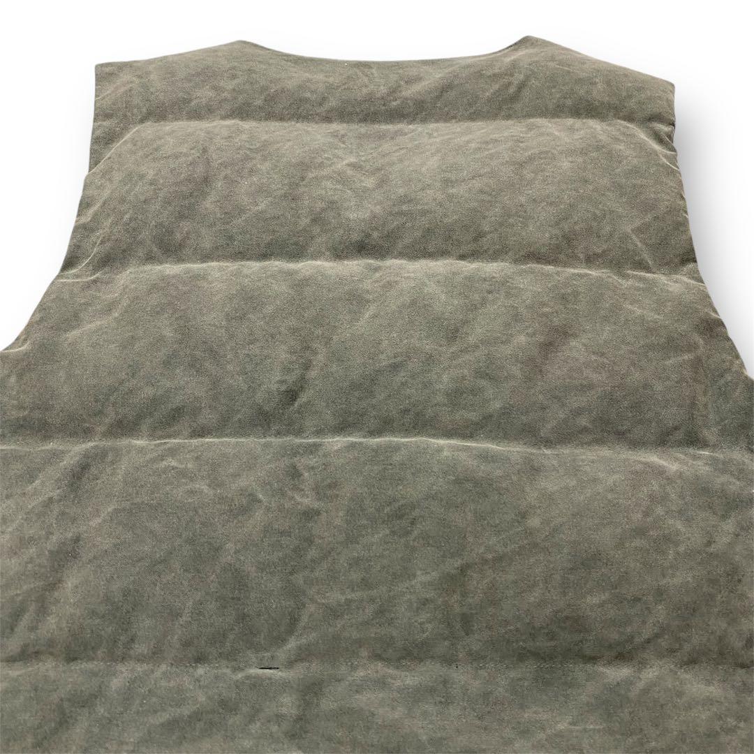 ジャケット・アウター ASKYURSELF MILITARY CANVAS PUFFER VEST M