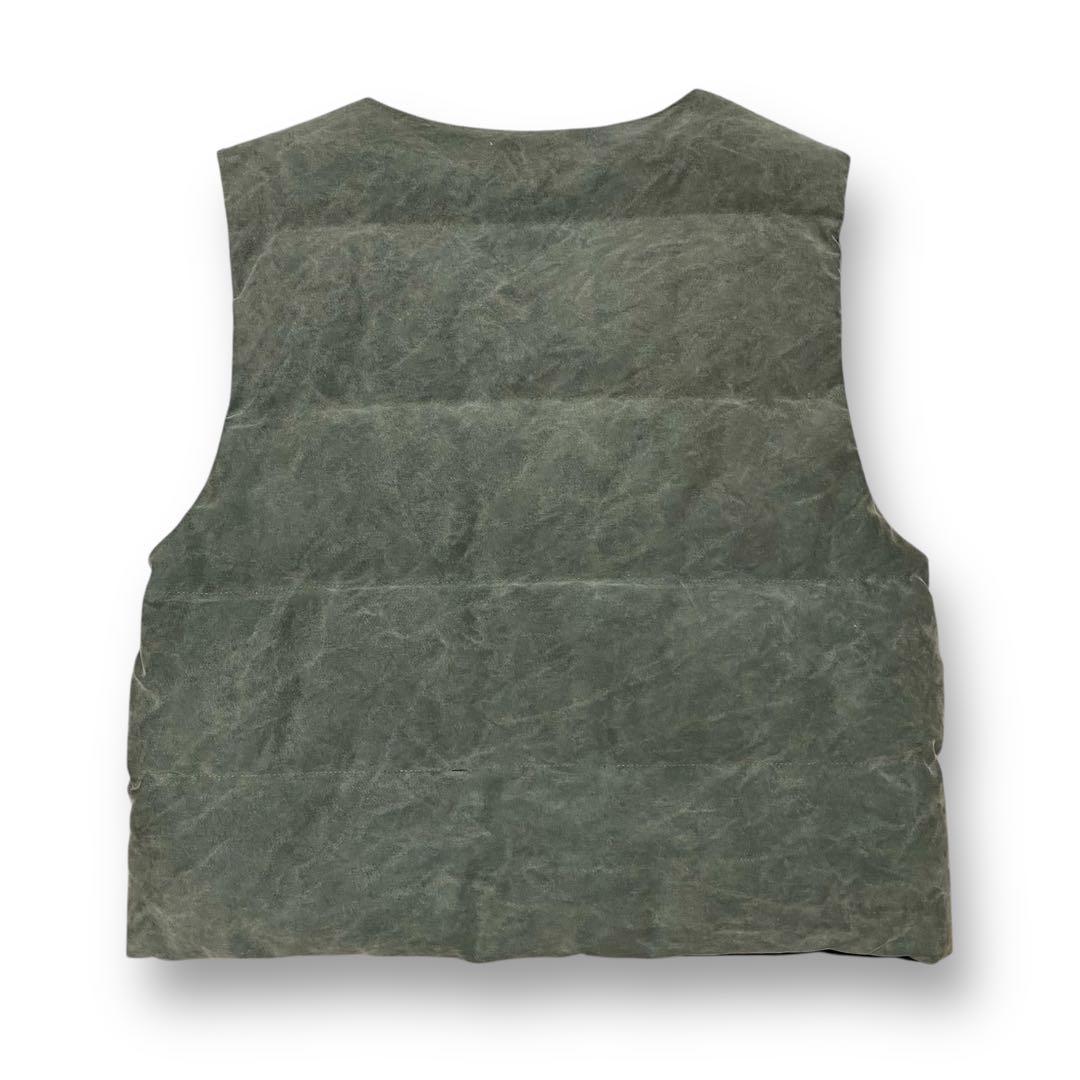 ジャケット・アウター ASKYURSELF MILITARY CANVAS PUFFER VEST M