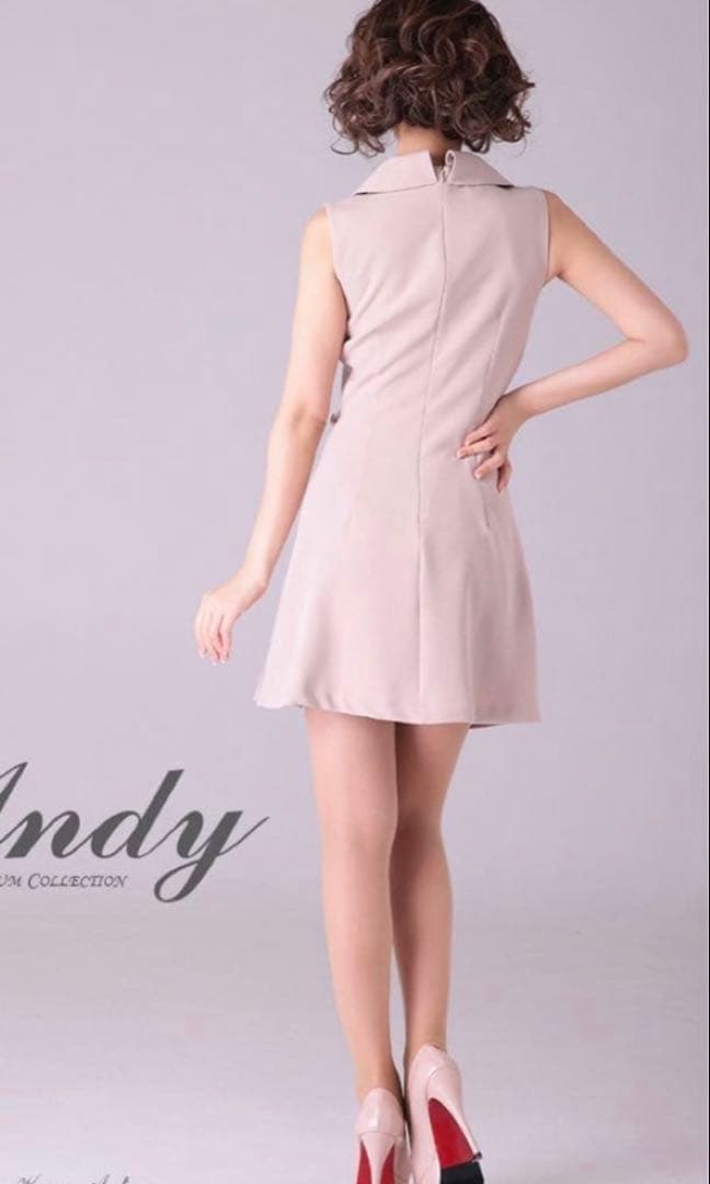 Andy ベージュ ノースリーブドレス