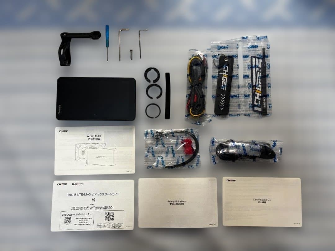 【未使用品】【4点セット】 AIO 6 MAX バイク 用 スマートモニター