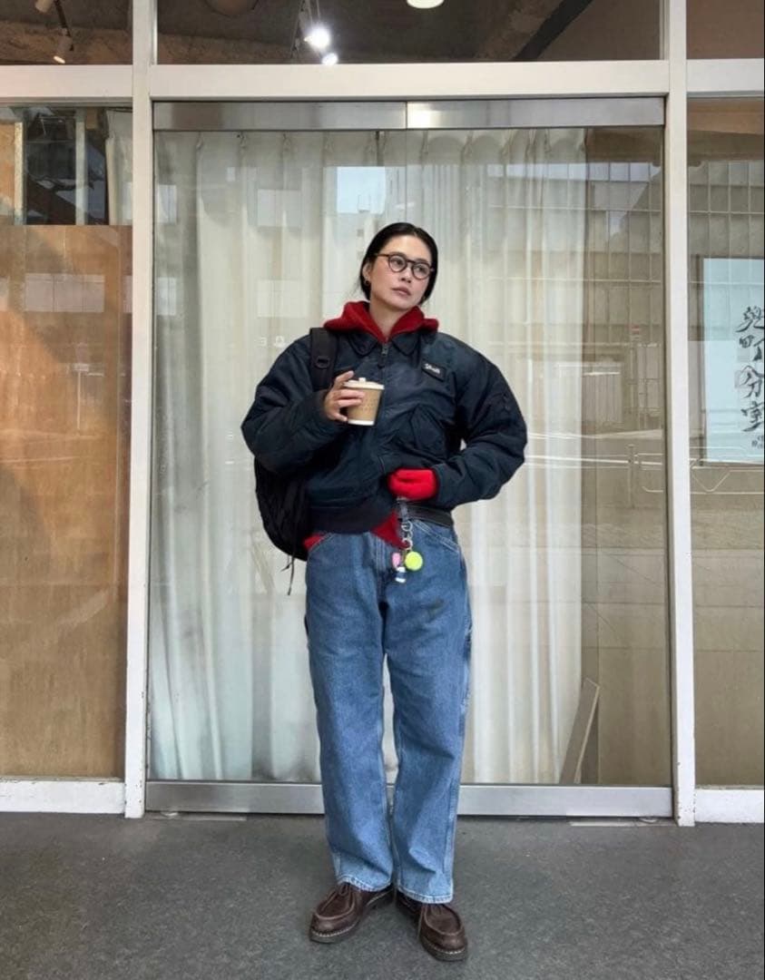 ま*お様 激レア田中シェン着Schott NYC flight jacket L