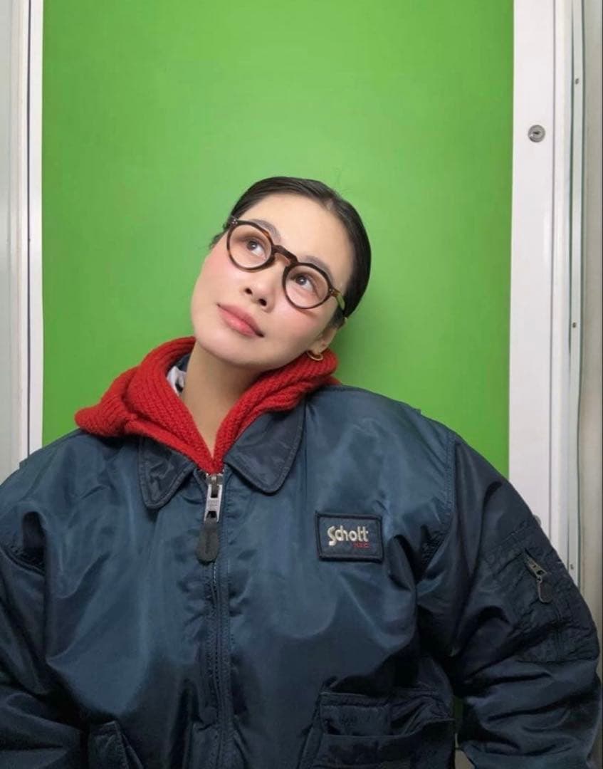 ま*お様 激レア田中シェン着Schott NYC flight jacket L