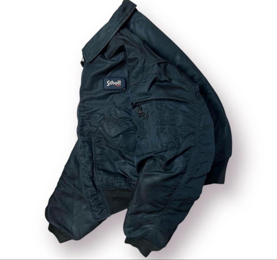 ま*お様 激レア田中シェン着Schott NYC flight jacket L