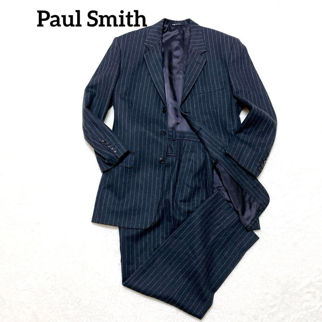 【美品】ポールスミス　スーツ　セットアップ　イタリア製　ウール100%