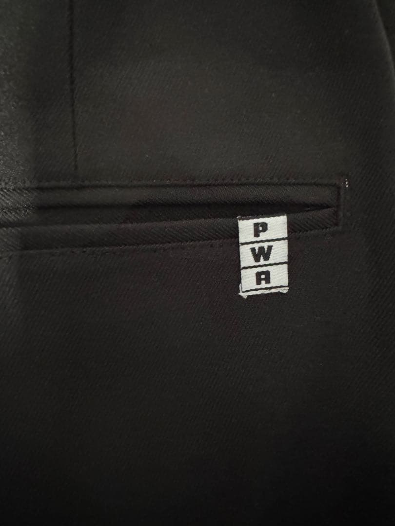 初期 PWA プア 黒 スラックス UNIFORM02 L ブラック