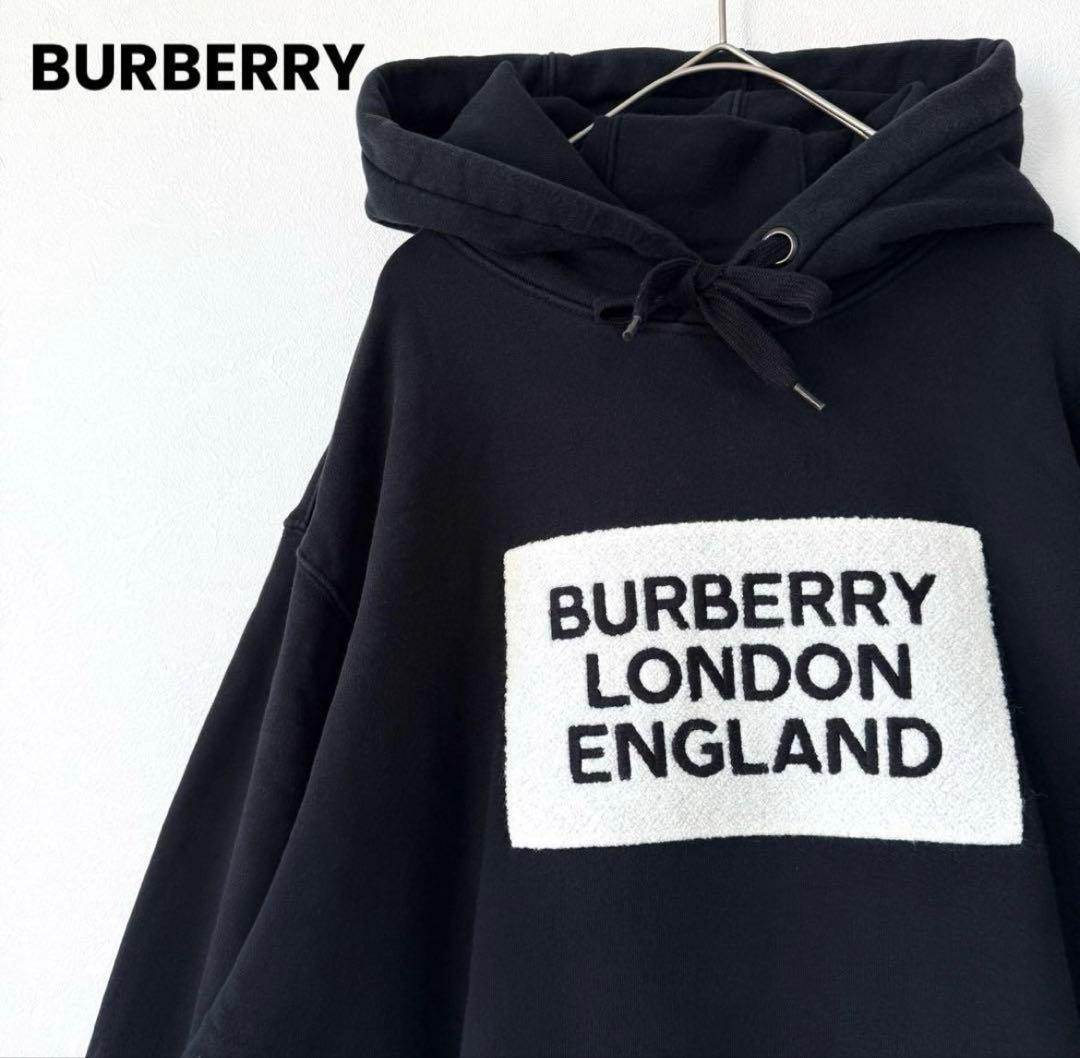 BURBERRY ブラック フーディ