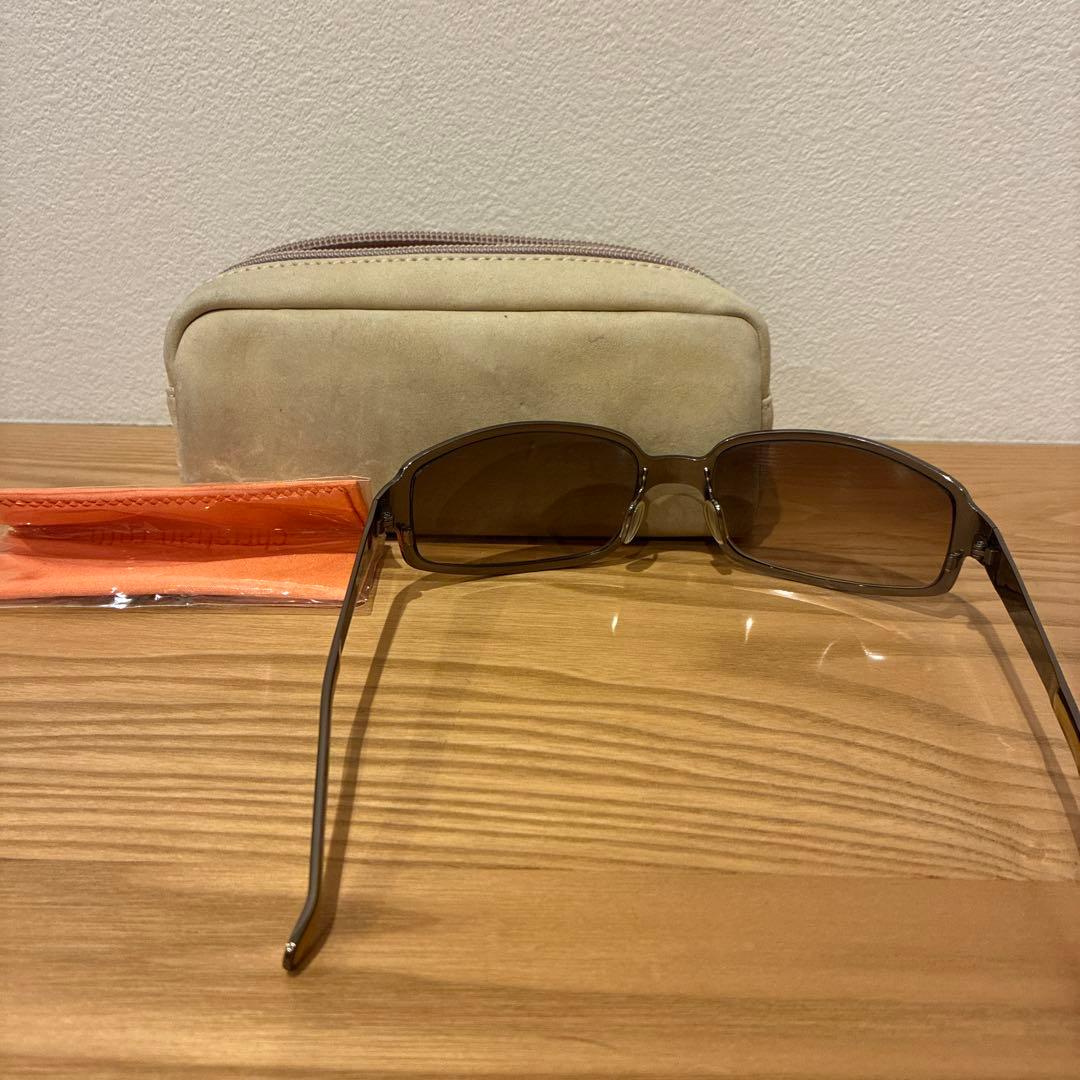 クリスチャンロス　ブラウン 偏光レンズ サングラス ケース付き