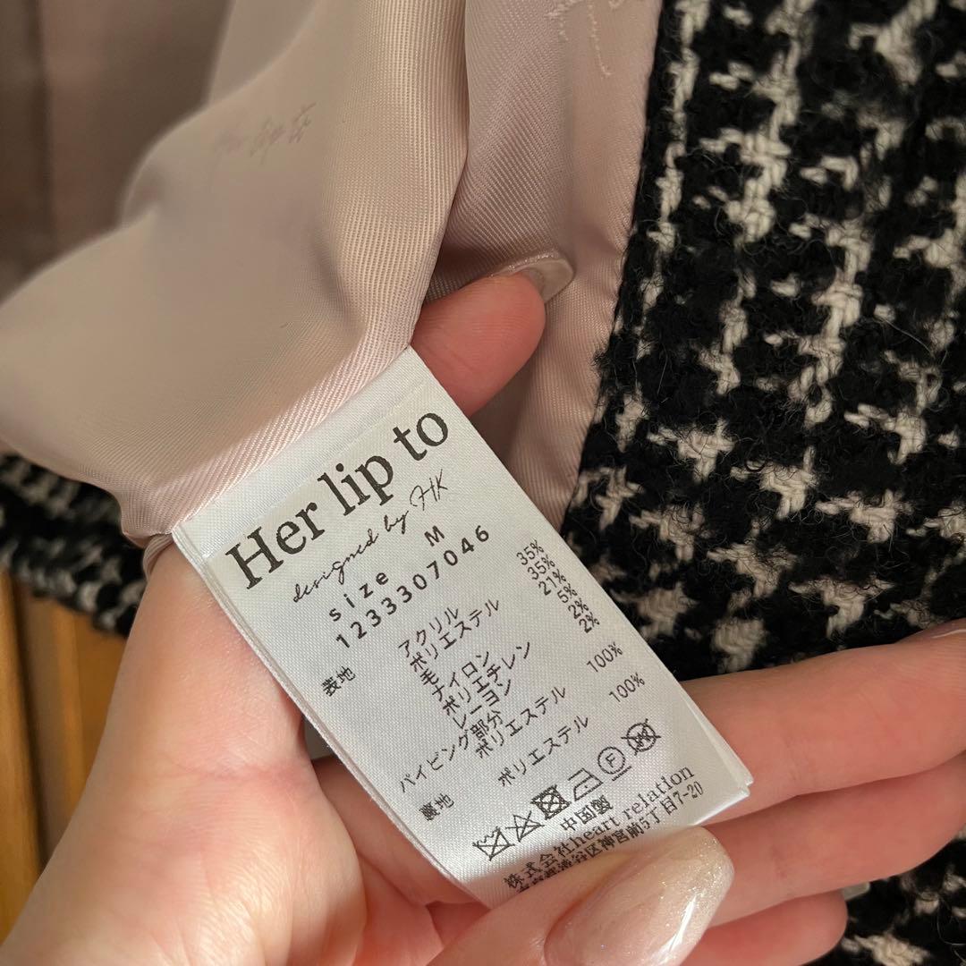 ジャケット・アウター Herlipto Hemingway Check Tweed Jacket