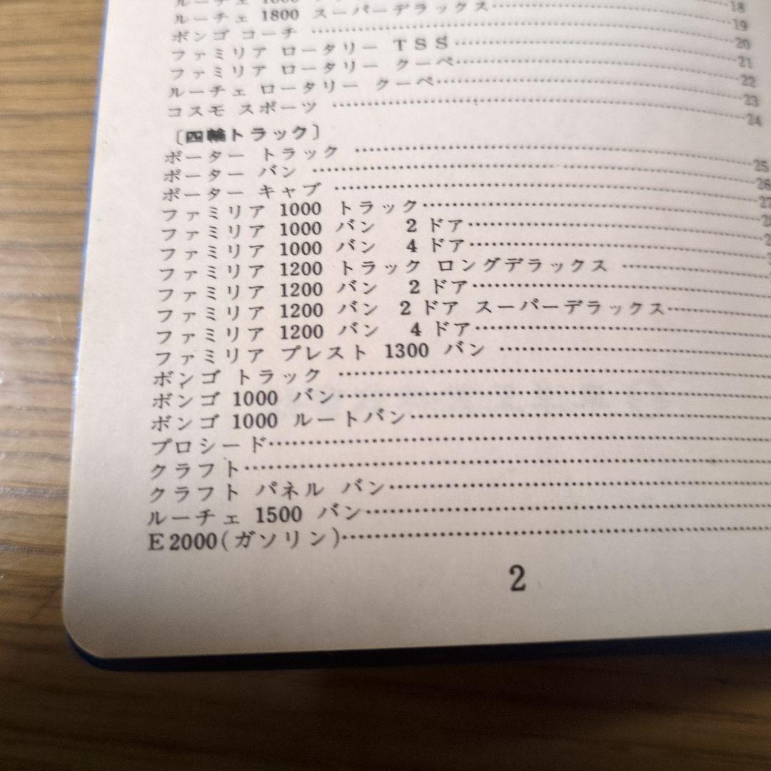 東洋工業紹介 手帳 青