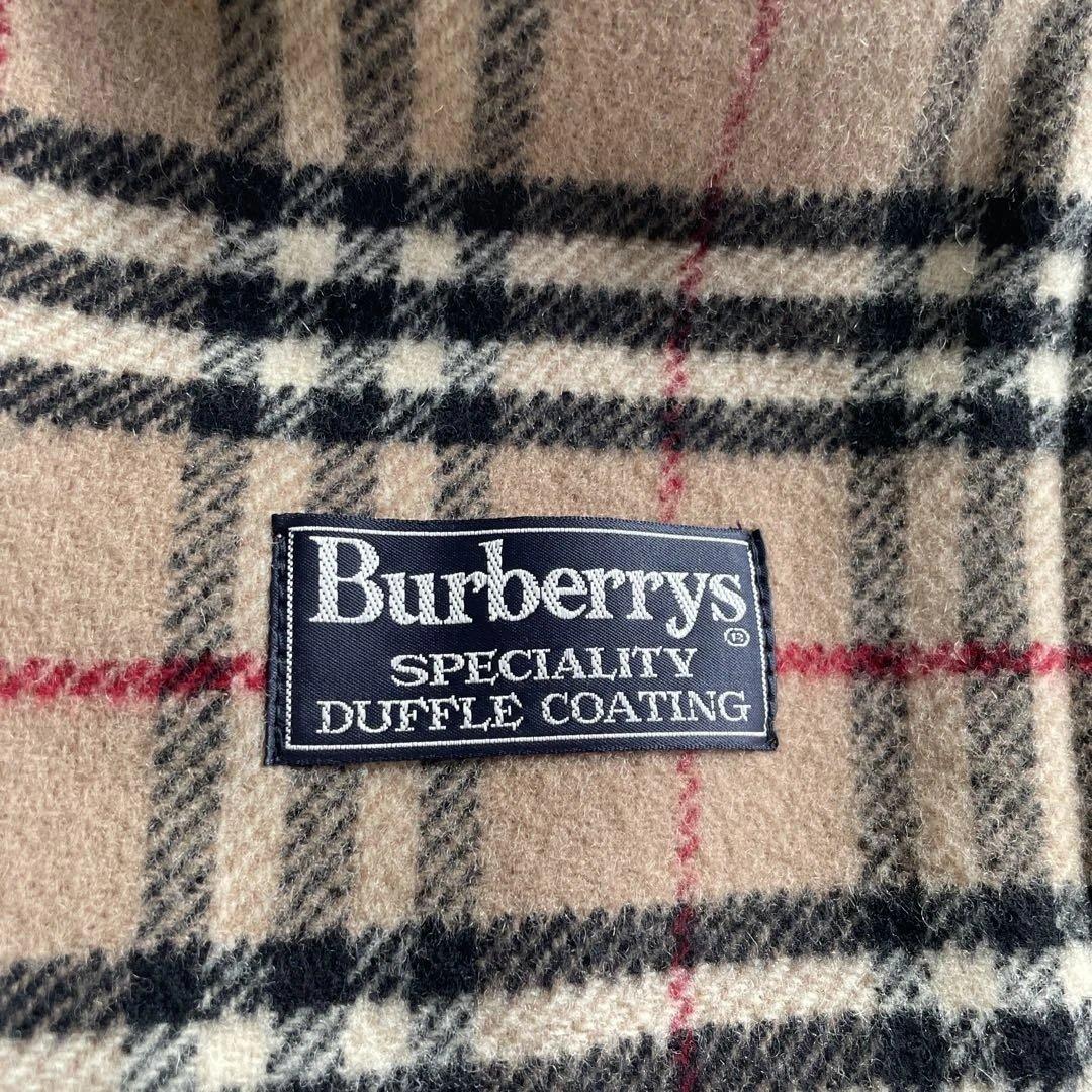 英国製Burberrys バーバリー ノバチェック柄 ダッフルコートサイズL相当