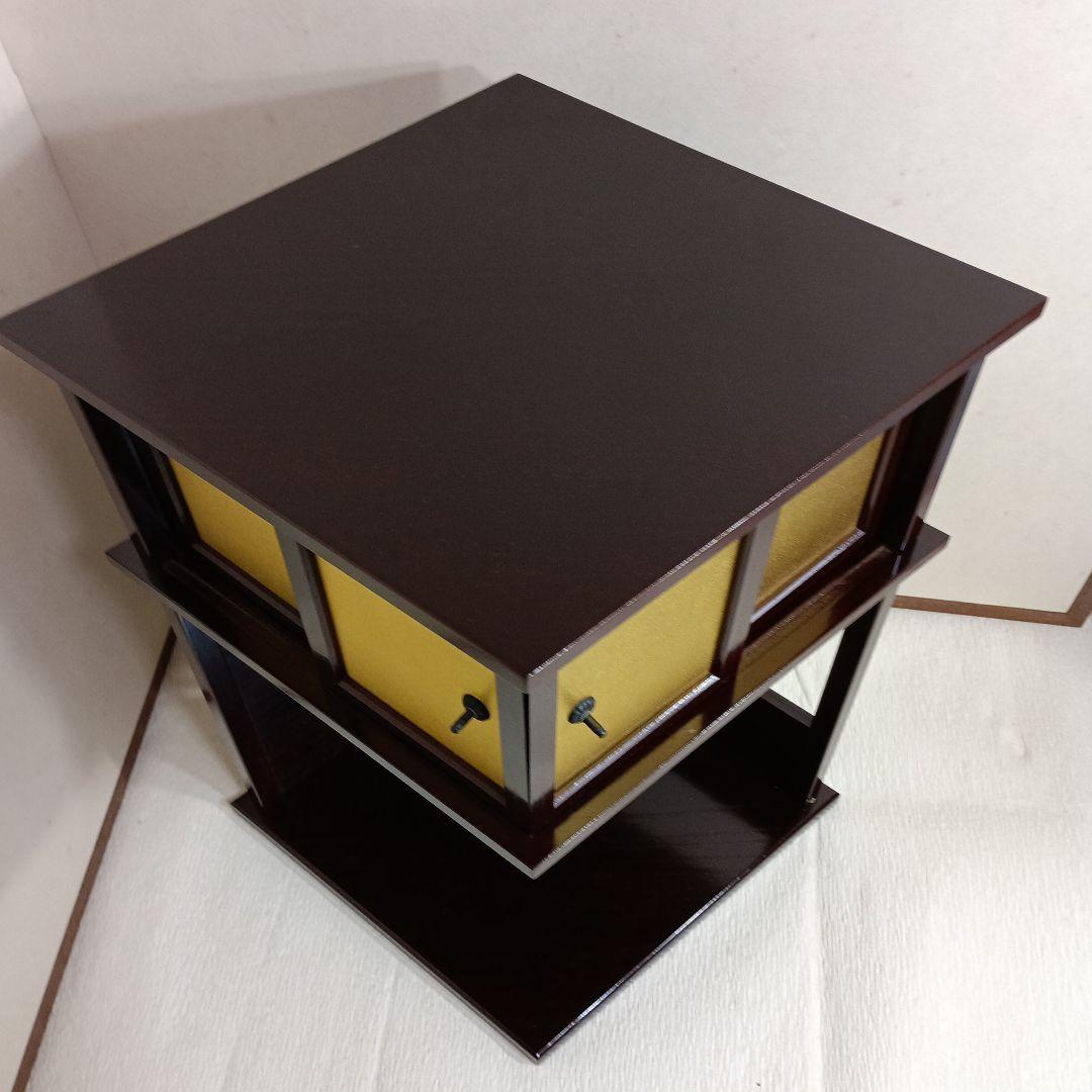 茶道具　徒然棚　裏千家淡々斎好写し　平安光入造　組立式　共箱