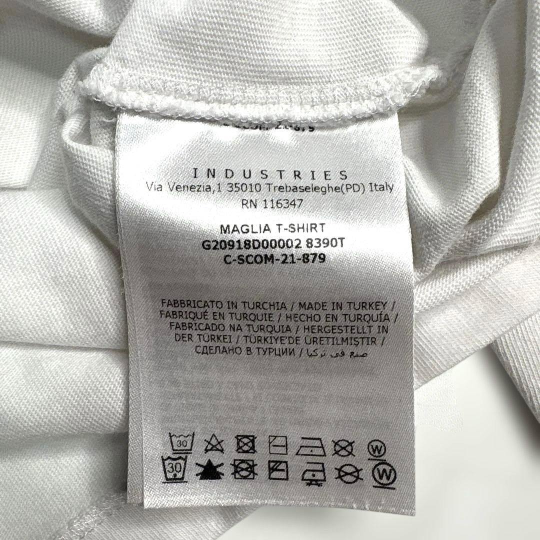 MONCLER モンクレール ロゴ クルーネック ロンT ホワイト XL